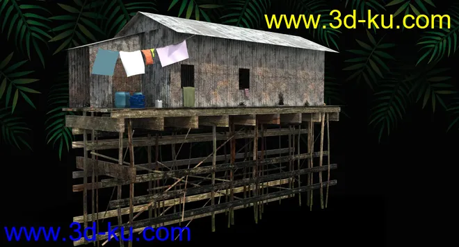 Stilt Houses模型的图片3