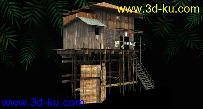 Stilt Houses模型的图片4