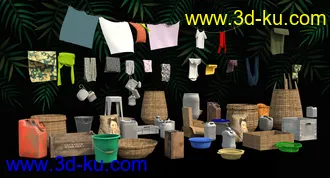 3D打印模型Stilt Houses的图片