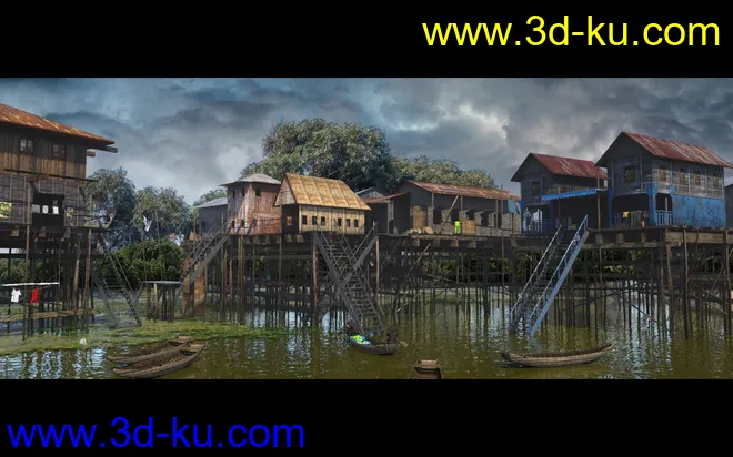 Stilt Houses模型的图片12