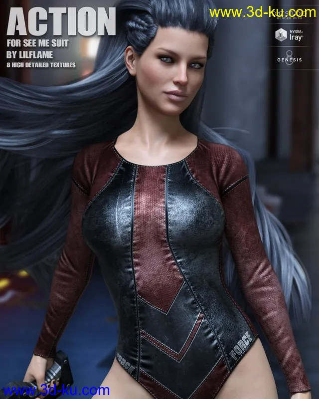 Store Showcase Bundles Extended License Action for See Me Suit for Genesis 8 Females模型的图片1