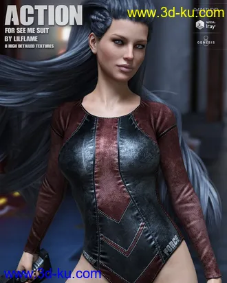 3D打印模型Store Showcase Bundles Extended License Action for See Me Suit for Genesis 8 Females的图片