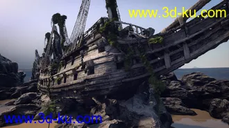 Stranded Pirate Ship模型的图片3