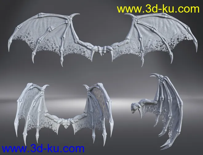 Succubus Wings for Genesis 8 Males模型的图片6