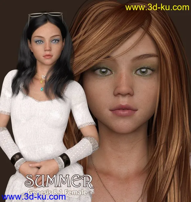 Summer - Genesis 8.1 Female模型的图片1