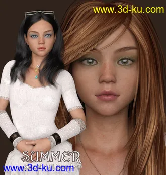 3D打印模型Summer - Genesis 8.1 Female的图片