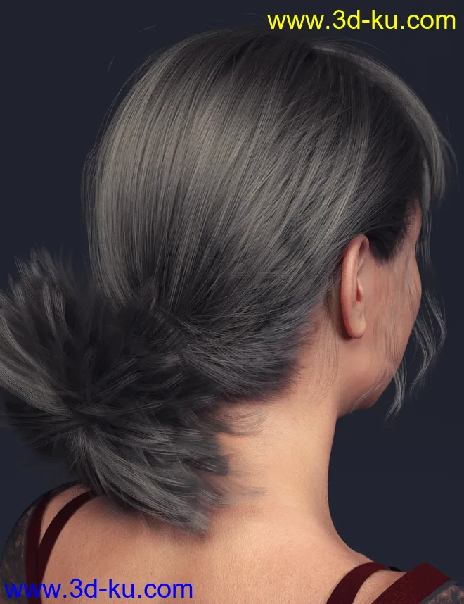 Sun Hair for Genesis 8 Females模型的图片4