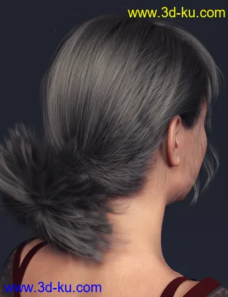 3D打印模型Sun Hair for Genesis 8 Females的图片