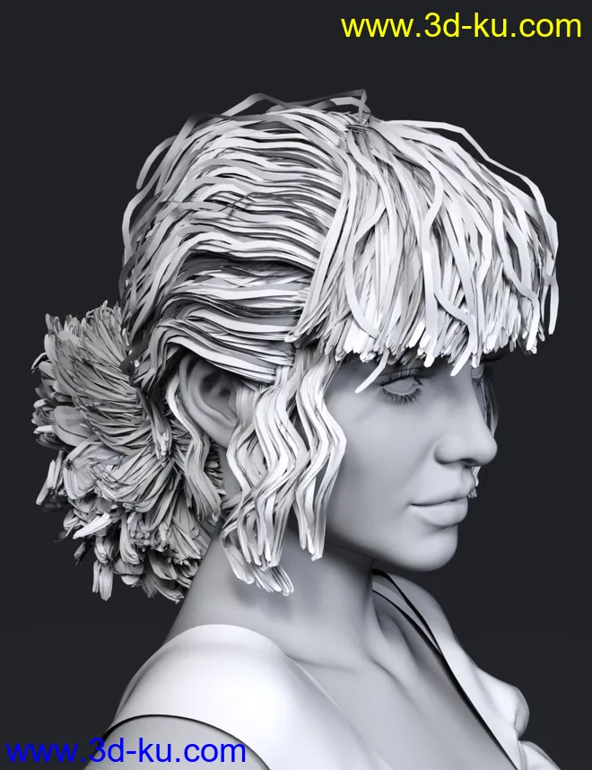 Sun Hair for Genesis 8 Females模型的图片7