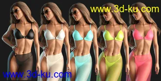 3D打印模型Sunny Days Outfit Textures for Genesis 8.1 Female的图片