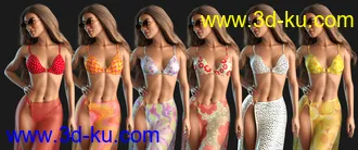 3D打印模型Sunny Days Outfit Textures for Genesis 8.1 Female的图片