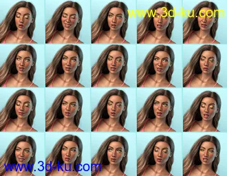 3D打印模型Sunny Days Poses for Genesis 8.1 Female的图片