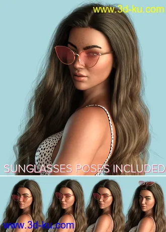 3D打印模型Sunny Days Poses for Genesis 8.1 Female的图片