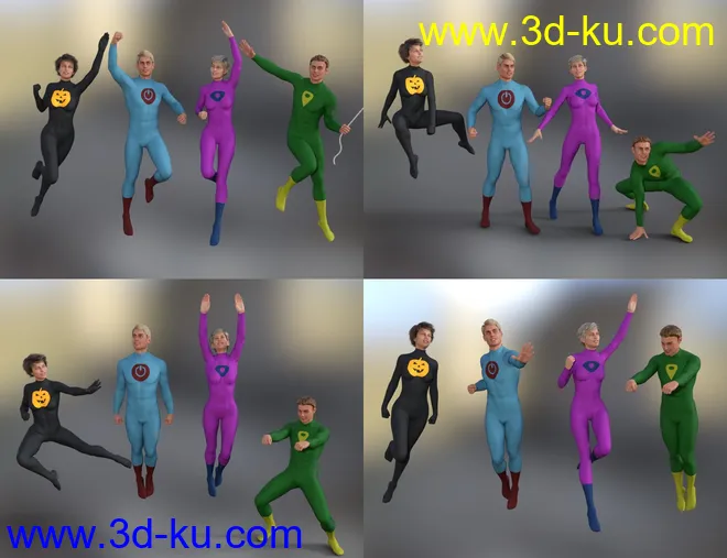 Super Conflict Poses for Genesis 8模型的图片5