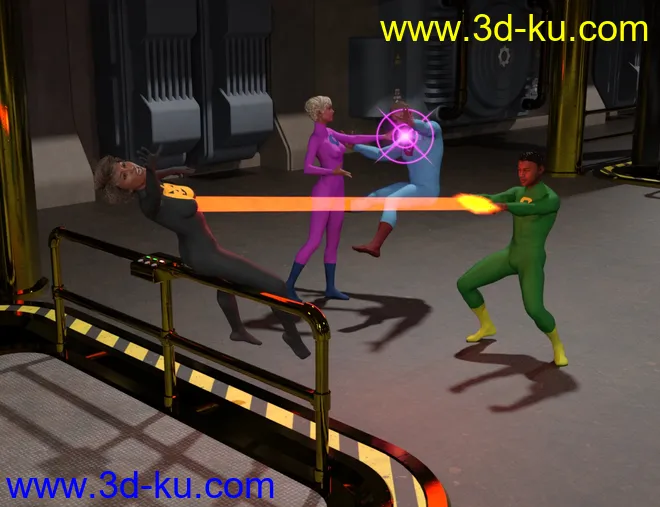 Super Conflict Poses for Genesis 8模型的图片7