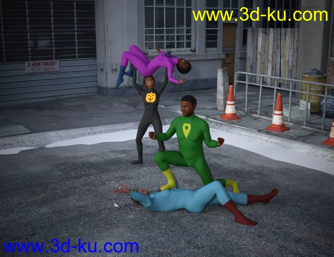 Super Conflict Poses for Genesis 8模型的图片8