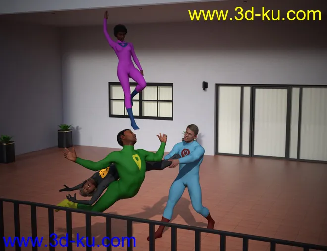 Super Conflict Poses for Genesis 8模型的图片9