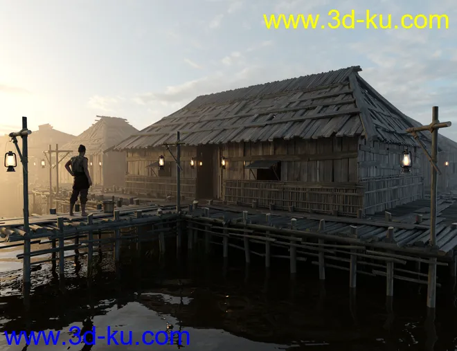 Swamp Huts模型的图片3