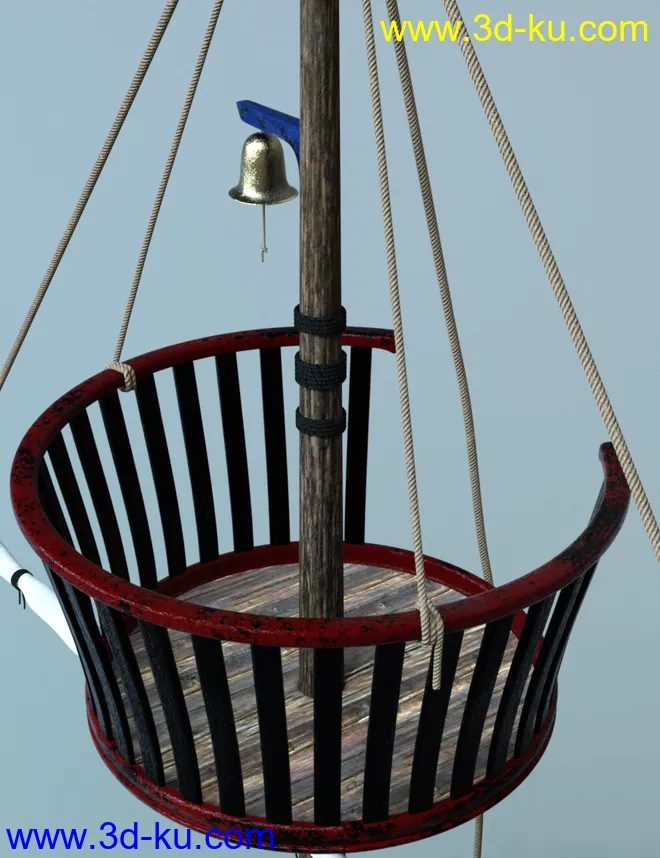 Swashbuckler Poses Props and Crows Nest for Genesis 8模型的图片5