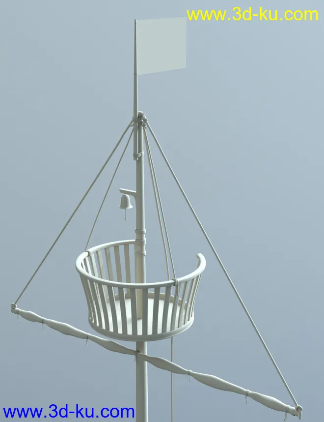 Swashbuckler Poses Props and Crows Nest for Genesis 8模型的图片6