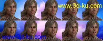 3D打印模型Swashbuckler Poses Props and Crows Nest for Genesis 8的图片