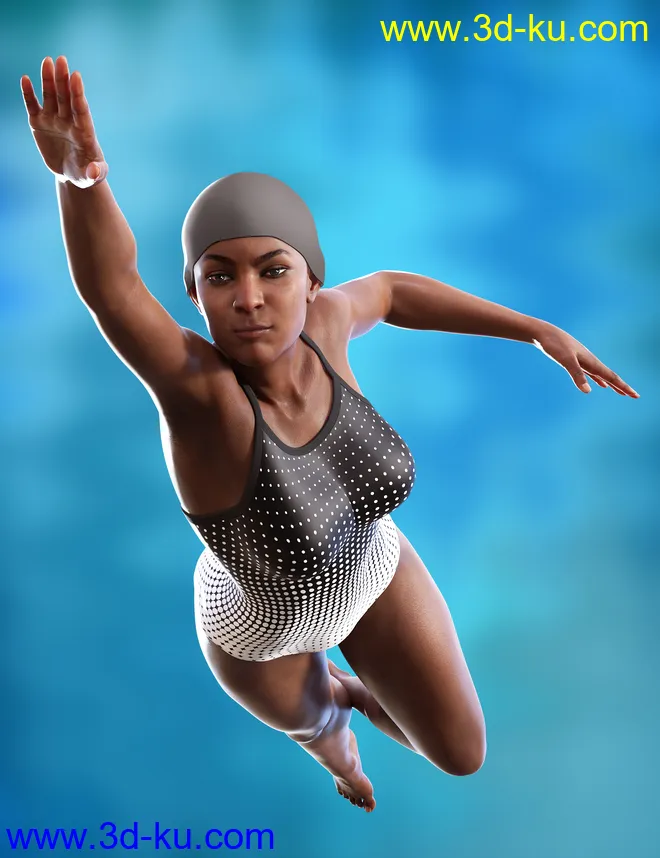 Swimming Animations for Genesis 8模型的图片1
