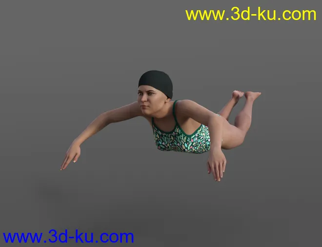 Swimming Animations for Genesis 8模型的图片3