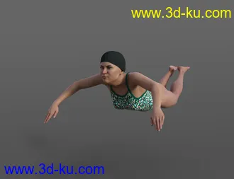 3D打印模型Swimming Animations for Genesis 8的图片