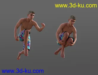 3D打印模型Swimming Animations for Genesis 8的图片