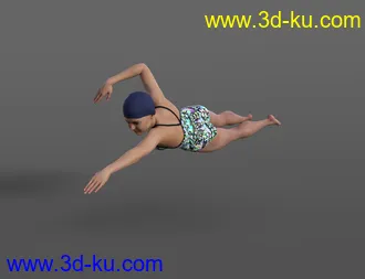 3D打印模型Swimming Animations for Genesis 8的图片