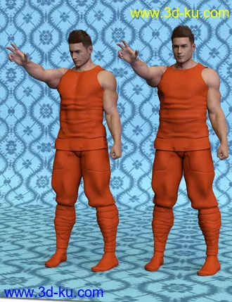 3D打印模型SY Clothing Morpher for Genesis 8 Male的图片