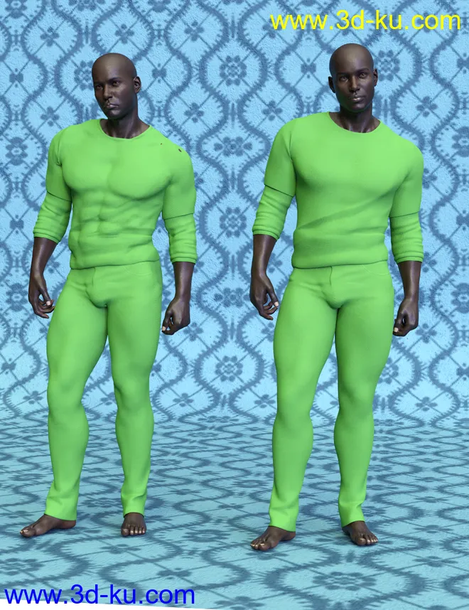 SY Clothing Morpher for Genesis 8 Male模型的图片3