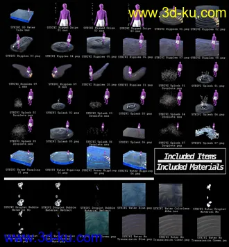3D打印模型SY Rippling Water Iray的图片