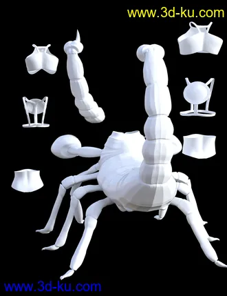 3D打印模型SY Scorpion Folk Genesis 8 and 8.1的图片