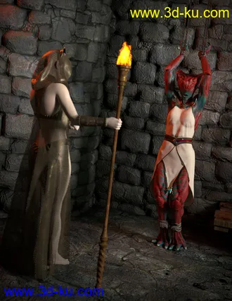 3D打印模型SY Tied Up! 4 for Genesis 8 and 8.1的图片