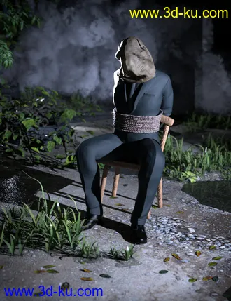 3D打印模型SY Tied Up! 4 for Genesis 8 and 8.1的图片