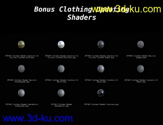 3D打印模型SY Victoria 3 and Michael 3 Clones for Genesis 8的图片
