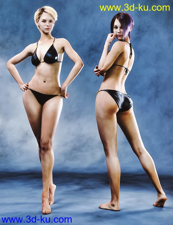 Sybille HD for Genesis 8 Female模型的图片2