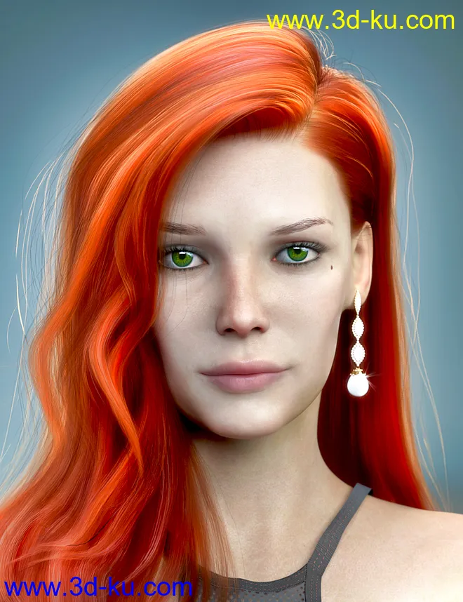 Sybille HD for Genesis 8 Female模型的图片4