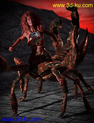 3D打印模型SYS Monsters in the Dark Textures for SY Scorpion Folk的图片