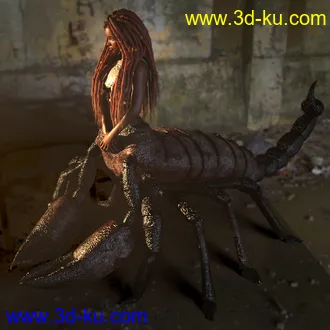 3D打印模型SYS Monsters in the Dark Textures for SY Scorpion Folk的图片