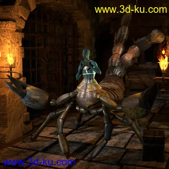 3D打印模型SYS Monsters in the Dark Textures for SY Scorpion Folk的图片