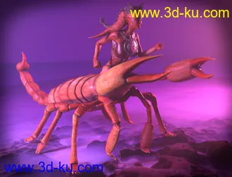 3D打印模型SYS Monsters in the Dark Textures for SY Scorpion Folk的图片