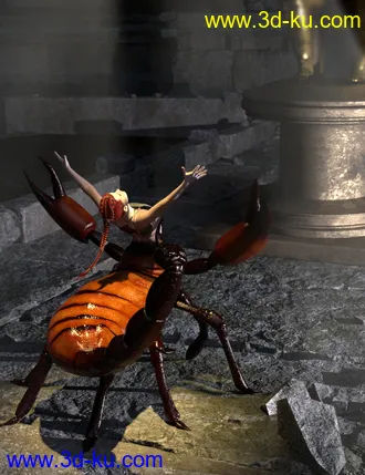 3D打印模型SYS Monsters in the Dark Textures for SY Scorpion Folk的图片