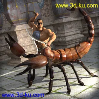 3D打印模型SYS Monsters in the Dark Textures for SY Scorpion Folk的图片