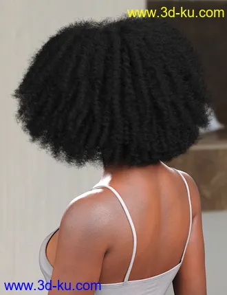 3D打印模型Tallia Hair for Genesis 8 and 8.1 Females的图片