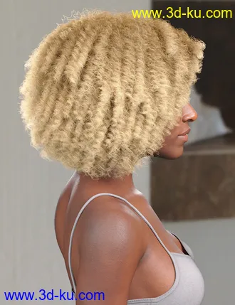 3D打印模型Tallia Hair for Genesis 8 and 8.1 Females的图片