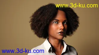 3D打印模型Tallia Hair for Genesis 8 and 8.1 Females的图片