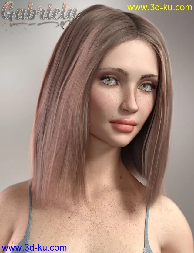 TDT-Gabriela for Genesis 8 Female模型的图片1