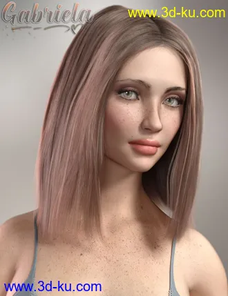 3D打印模型TDT-Gabriela for Genesis 8 Female的图片